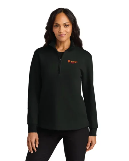 Alternative view of Port Authority® Women’s Wearever Signature Double Pique 1/4-Zip